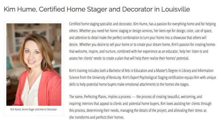 Expert Psychological Stager Kim Hume