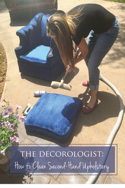 how to clean second-hand upholstery