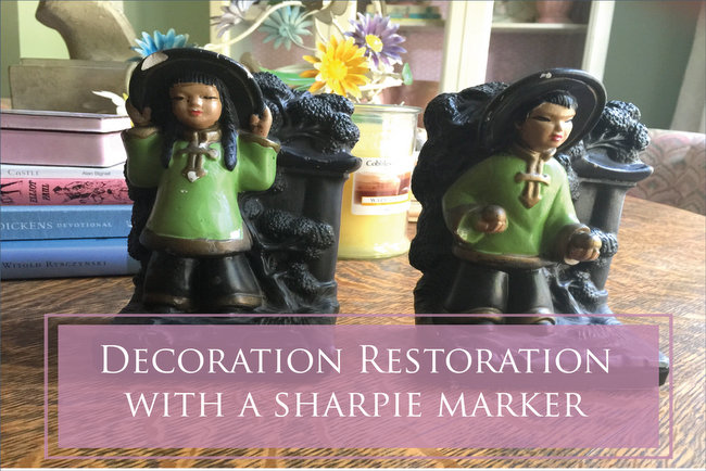 Decoration Restoration with a Common Sharpie Marker - The Decorologist