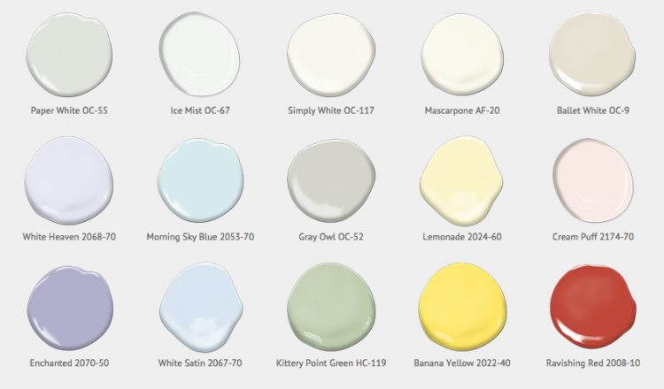 benjamin moore colors