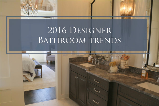 2016 designer bathroom trends