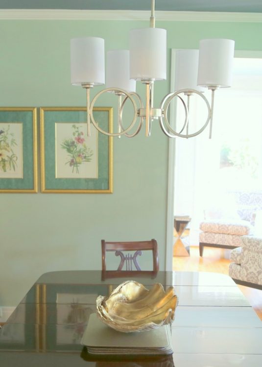 winter gold light fixture