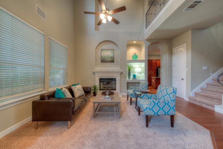 spyglass realty staged living room