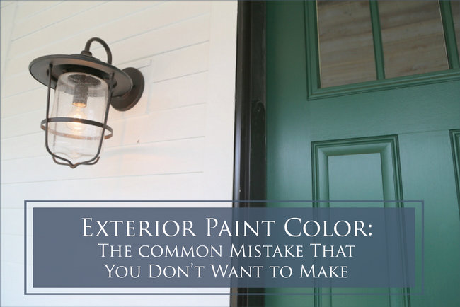 exterior paint color mistake