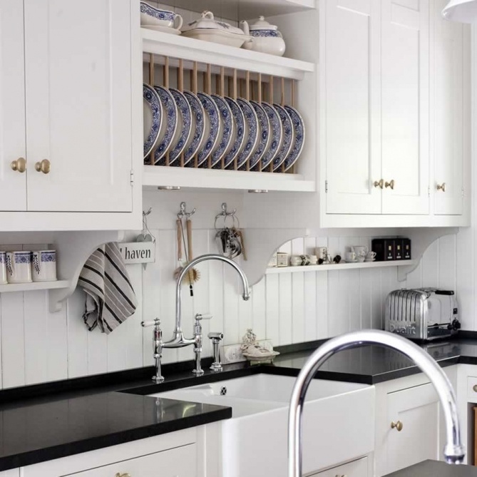 black-and-white-beadboard-kitchen