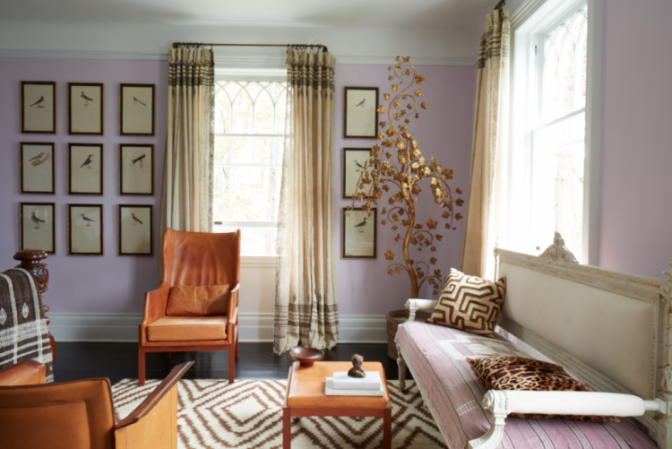 windsor smith living room lavender