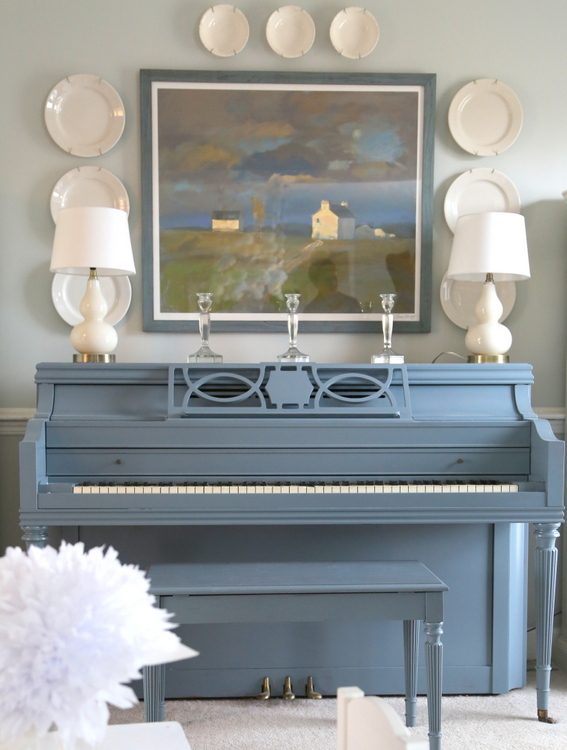 painted piano