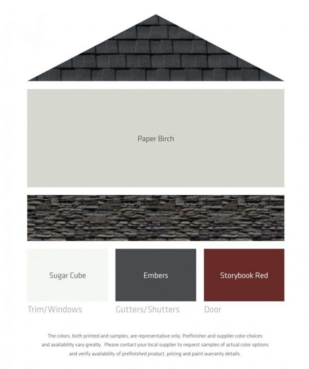 LP trim and siding color 