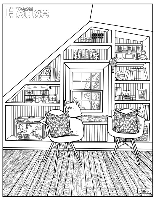 downloadable decorologist coloring page