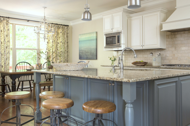 blue island designer kitchen