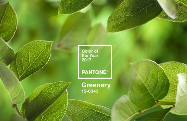 2017 Pantone color of the year greenery