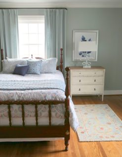 Modern Styling for An Antique Bed - The Decorologist