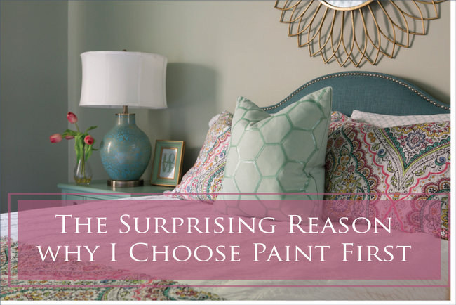 why i choose paint color first