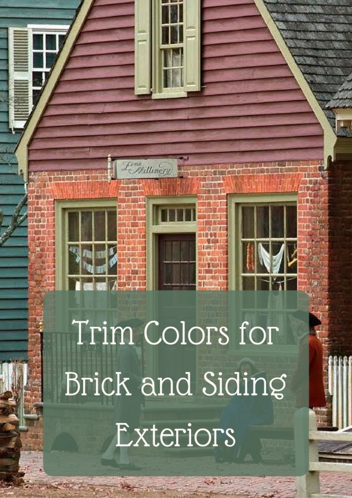 trim color for brick and siding