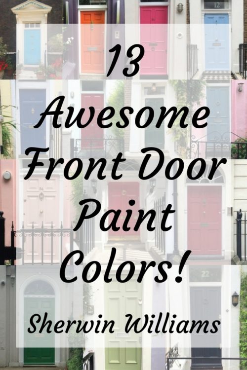 13 awesome front door paint colors from sherwin-williams 