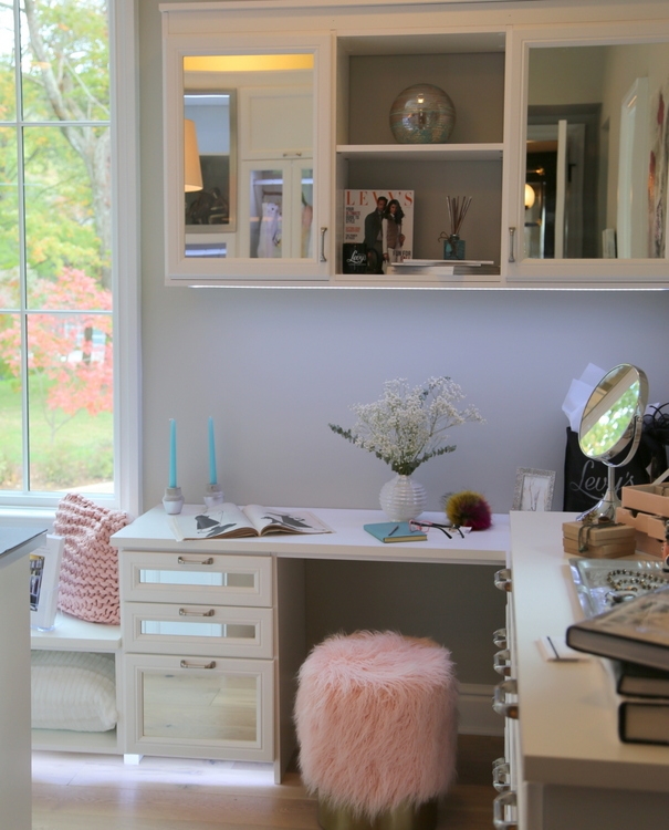 california closets nashville for omore designer showhouse with blush pink accents