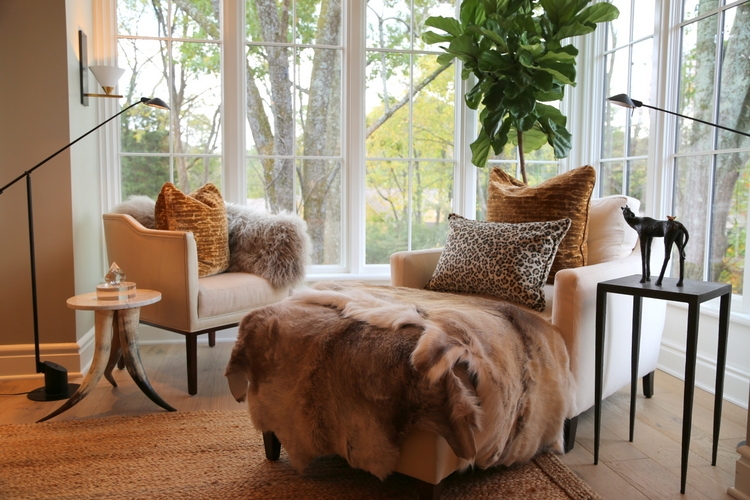 animal fur hides horns design trends at omore designer showhouse lila franks