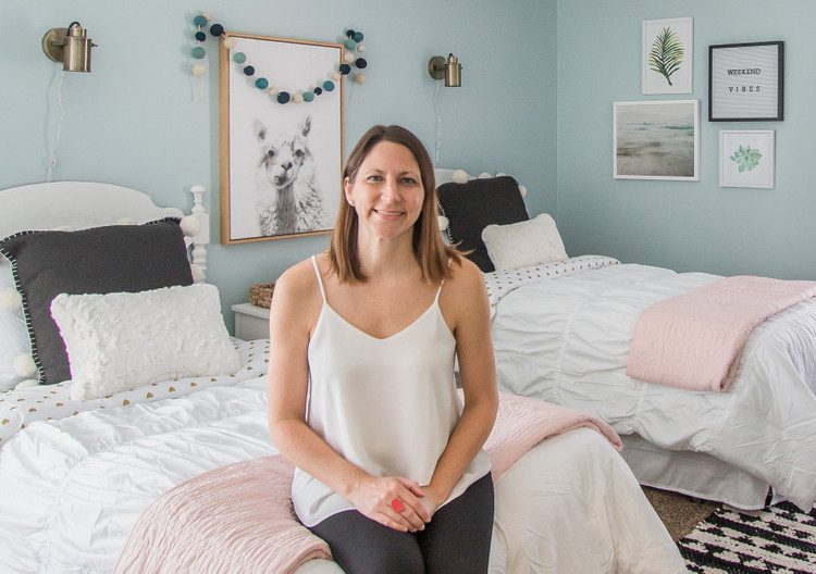 teen bedroom design by Amanda Carlson Interiors