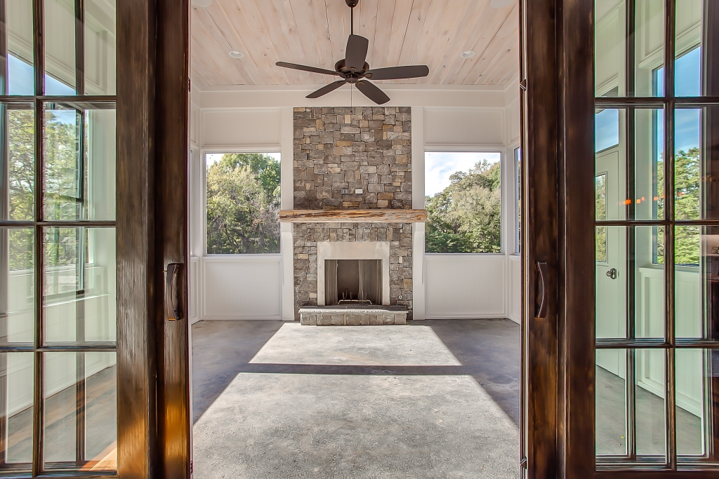 Iron Ore Stained French Doors The Decorologist