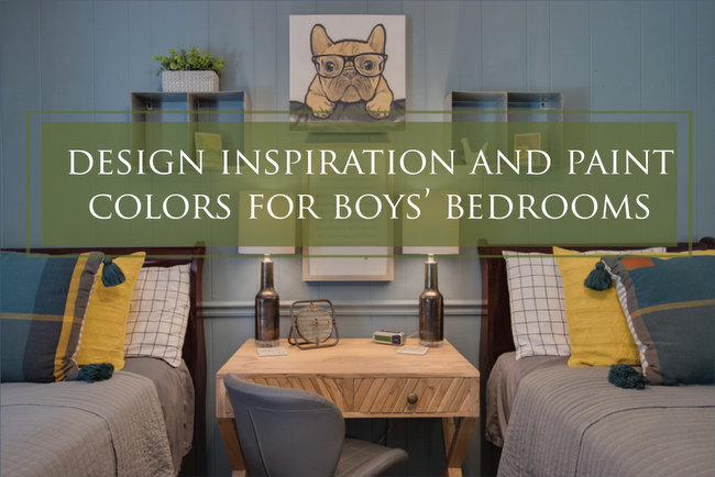 Design Inspiration and Paint Colors for Boys Bedrooms