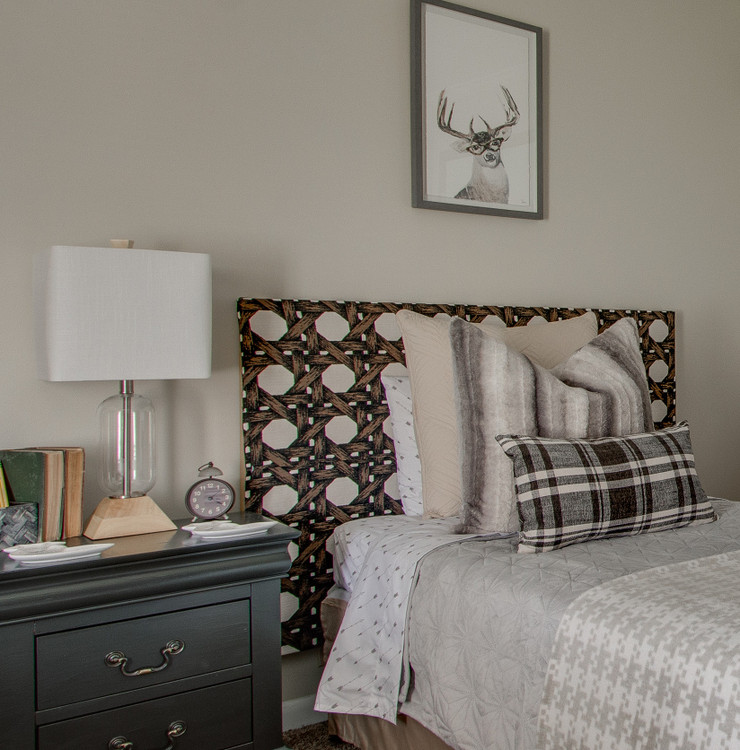 fabric covered headboard