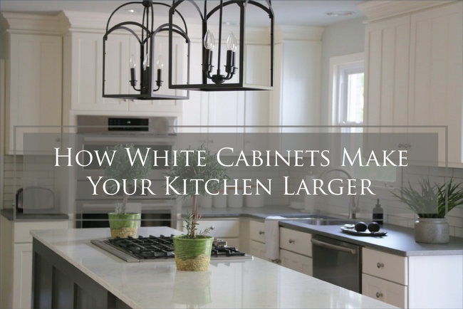 How White Kitchen Cabinets Make Your Kitchen Larger