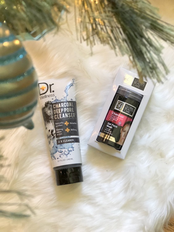 stocking stuffer ideas - charcoal face cleansers and masks