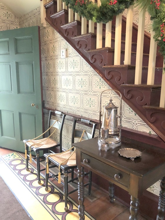 James K Polk home interior