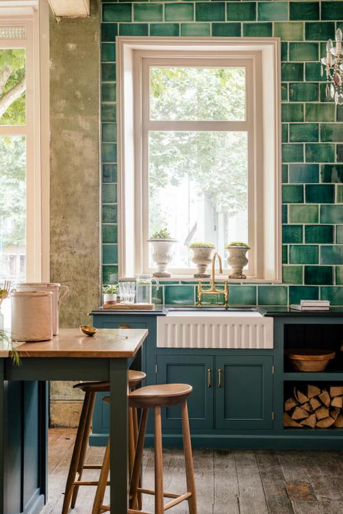 The 2019 Best Dark Greens for Kitchen Cabinets - The Decorologist