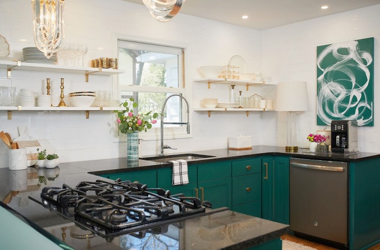 The 2019 Best Dark Greens for Kitchen Cabinets - The ...