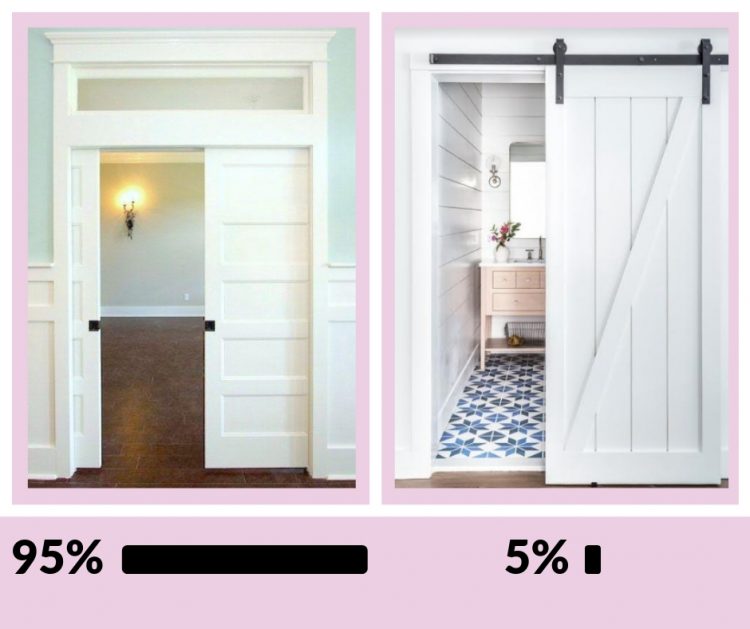 barn doors or pocket doors, pros and cons