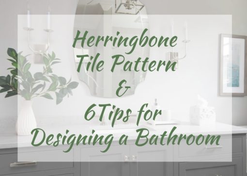 Herringbone Tile Pattern And 6 Tips for Designing a Bathroom - The ...