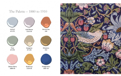 The History of Paint Color in Benjamin Moore Palettes