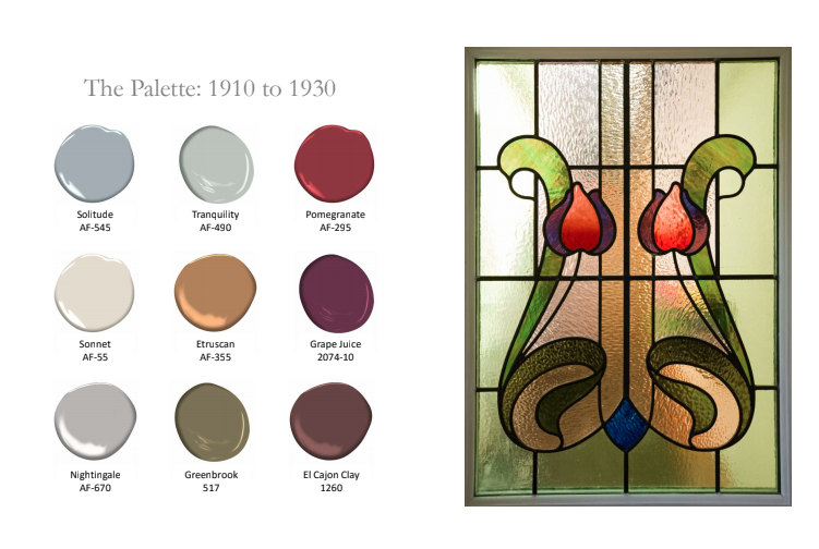 1910-1930 History of Paint Colors by Benjamin Moore