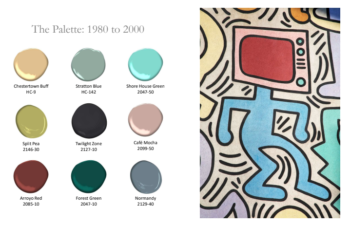 1980-2000 History of Paint Color by Benjamin Moore