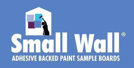 small wall paint sample boards