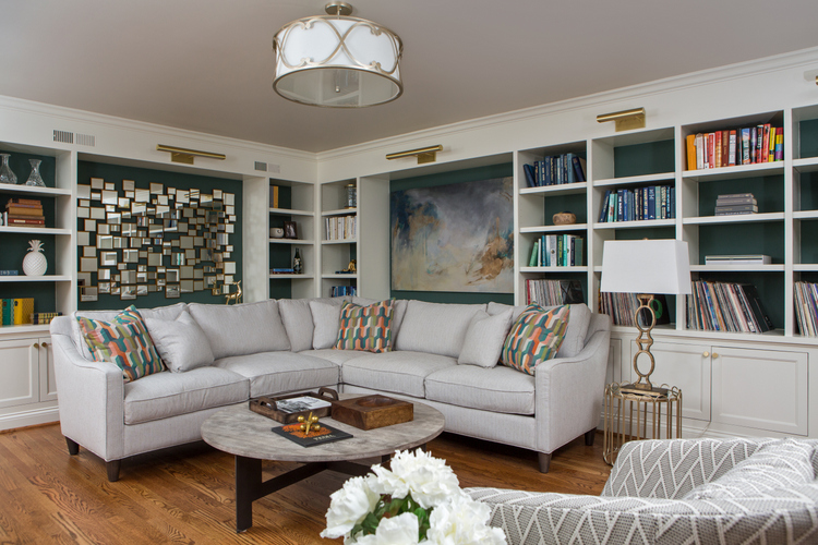 library design by Kristie Barnett, The Decorologist