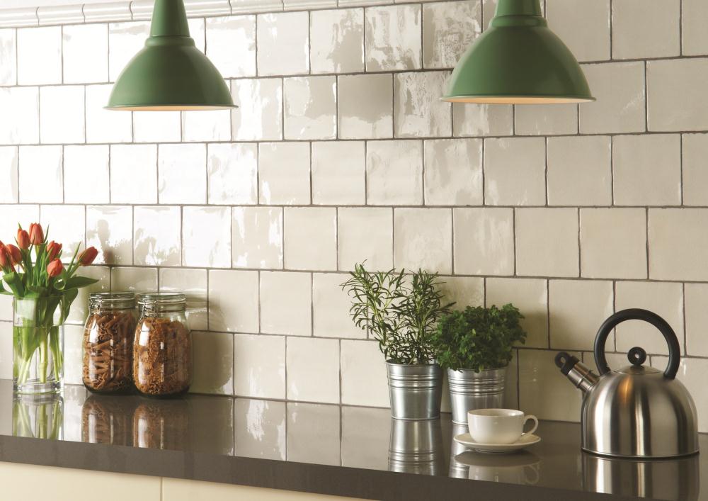 square glazed backsplash tiles