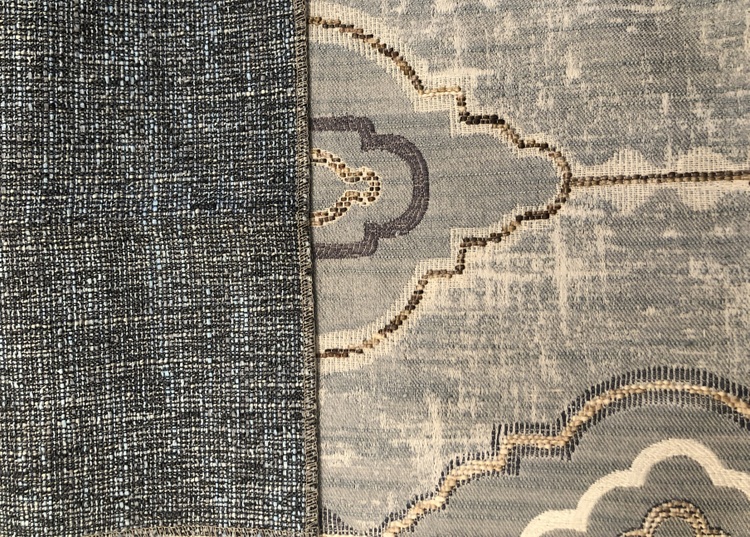 blue upholstery fabrics