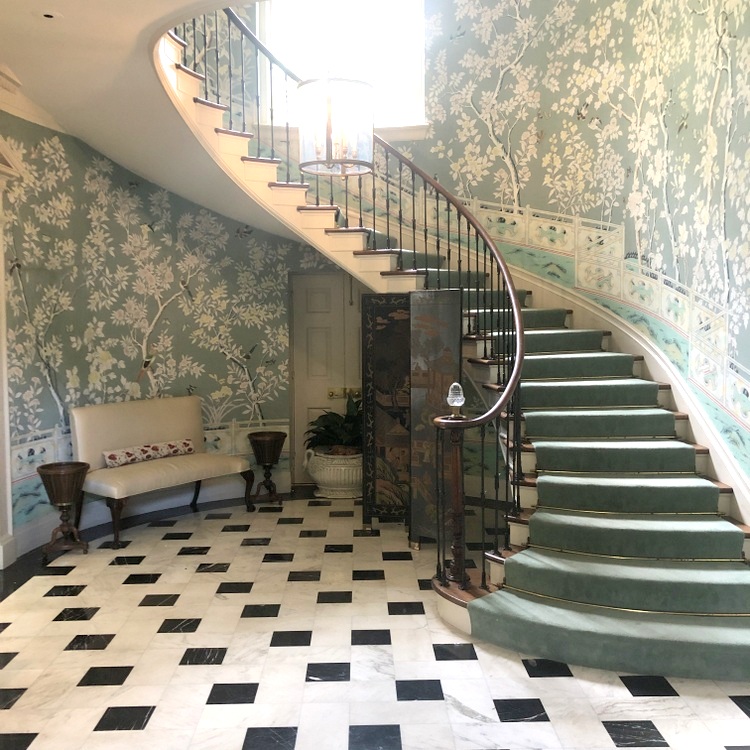 grand curving staircase