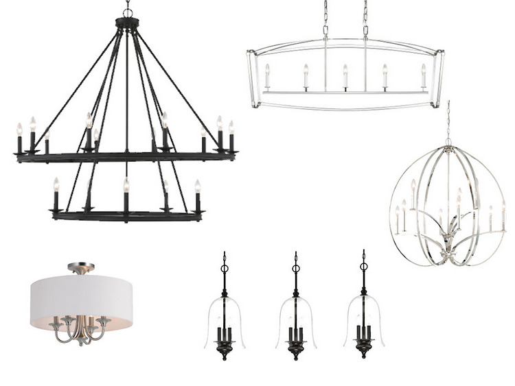 varying fixtures in a lighting plan