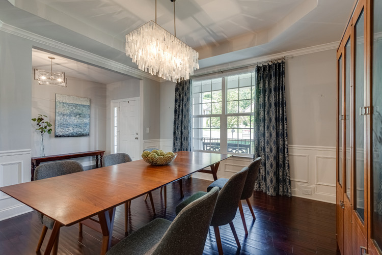 staged dining room by The Decorologist