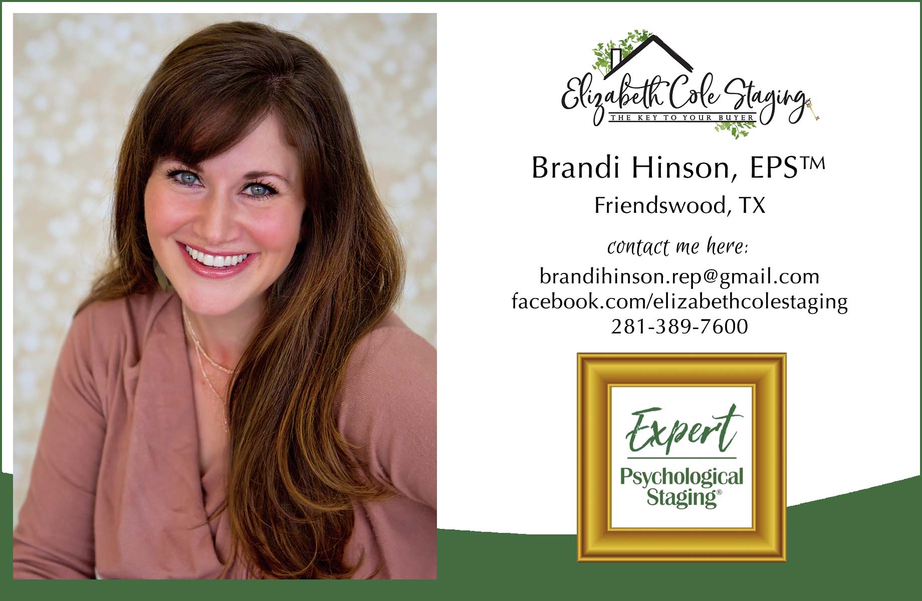 Brandi Hinson Expert Psychological Staging Friendswood TX