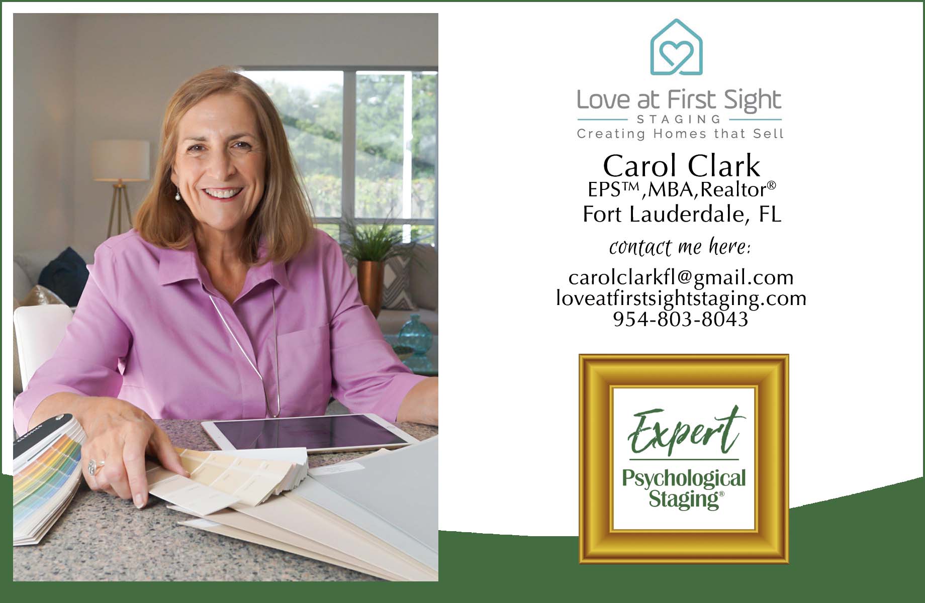 Carol Clark Expert Psychological Stager Ft Lauderdale Florida