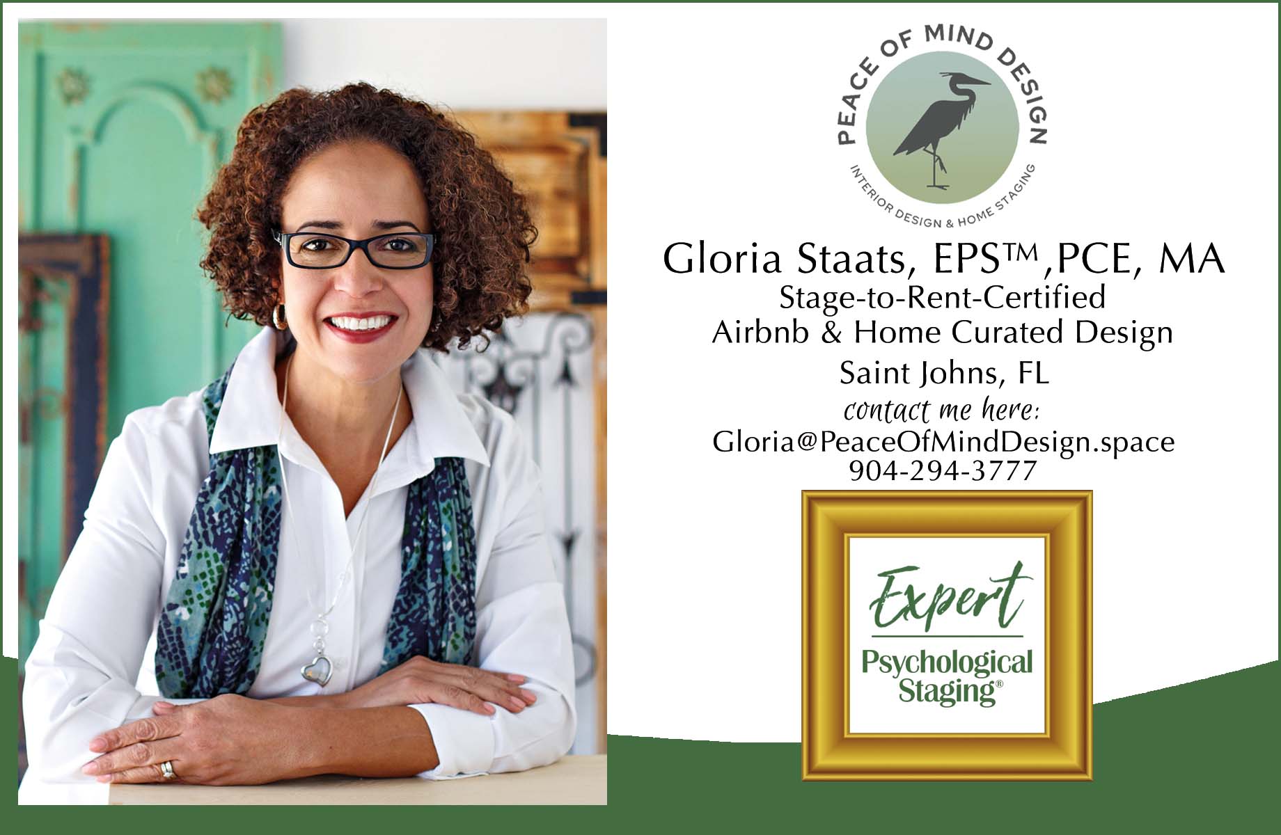 Gloria Staats - Expert Psychological Staging St Johns Fl