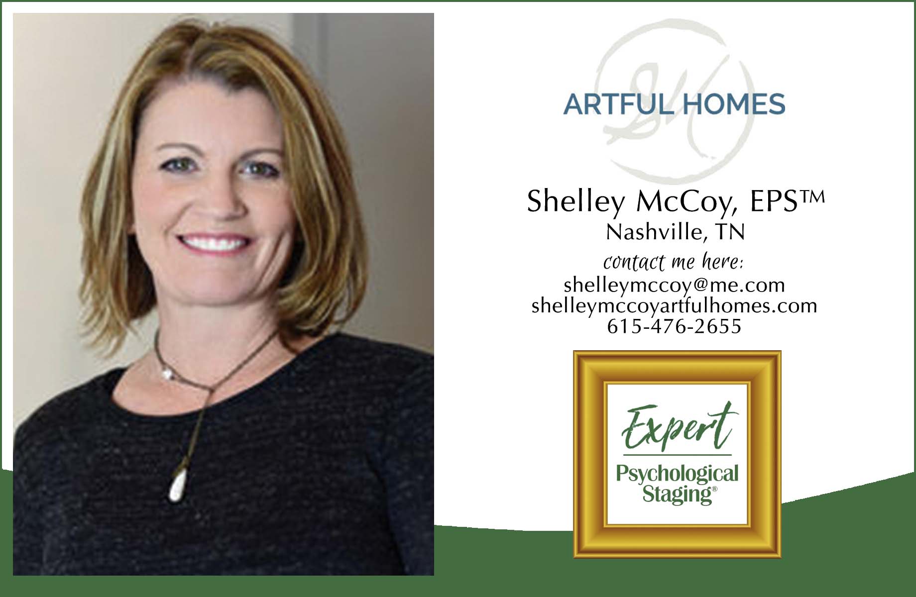 Shelley McCoy Expert Psychological Staging Franklin TN SC