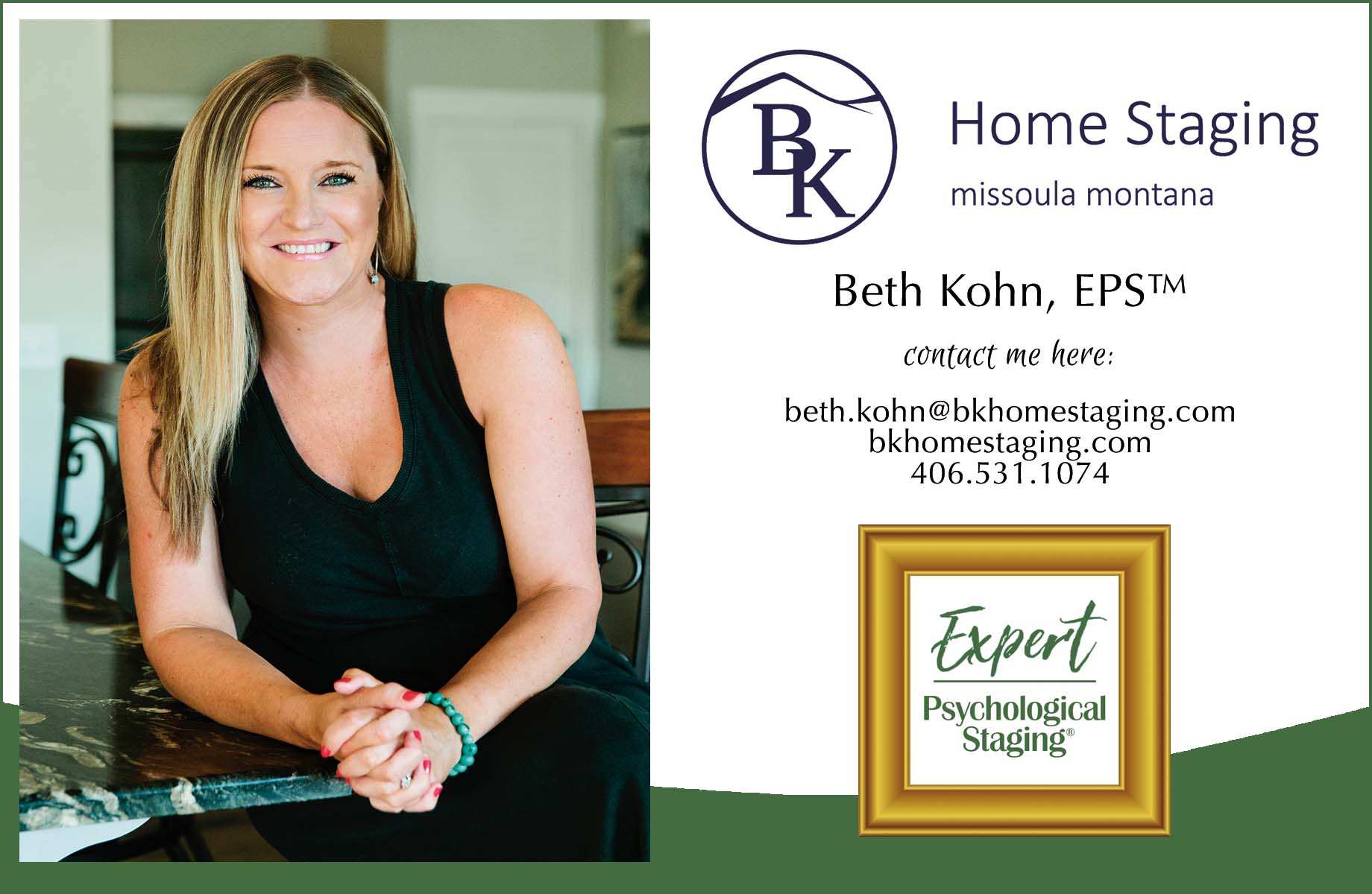 Beth Kohn - Expert Psychological Staging Missoula, MT