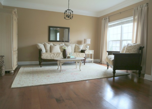 staged living room